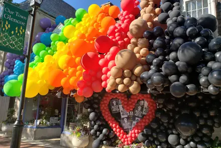 Balloons by Tommy - Flower Shop in Glencoe Pride BLM Install 2020