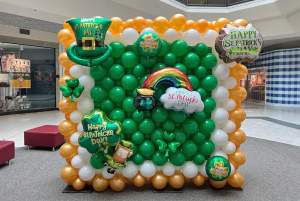 St. Patrick's Day balloon decor to keep you feeling lucky!