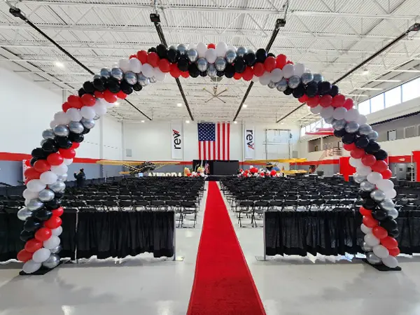 21ft Wide Classic Balloon Arch