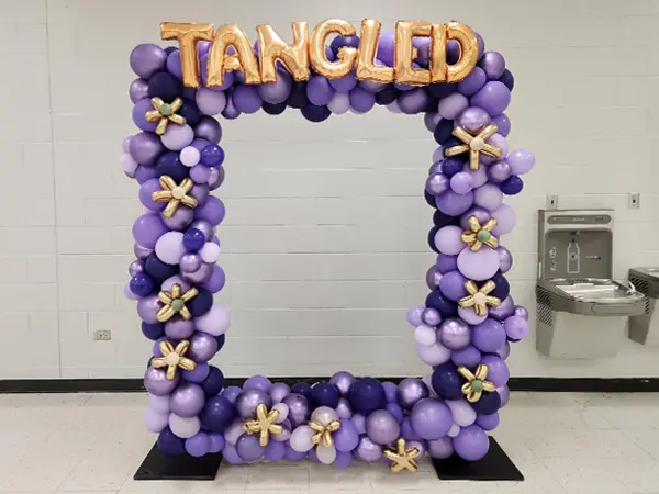 Themed photo frame with a Tangled theme