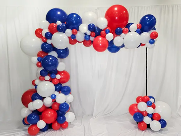 8ftx8ft Trendy organic styled balloon arch