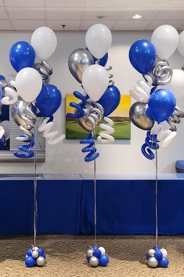 Squiggle balloon bouquet