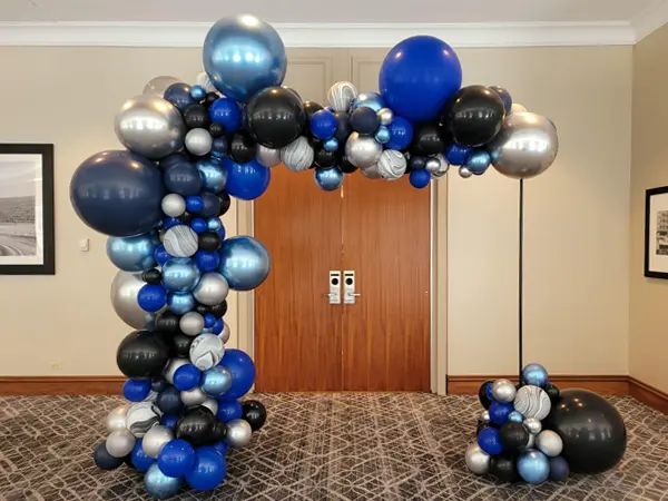 Trendy arches are a professional but fun alternative to traditional balloon arches