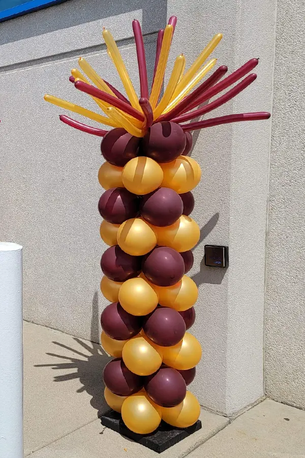 Classic balloon column for campus events