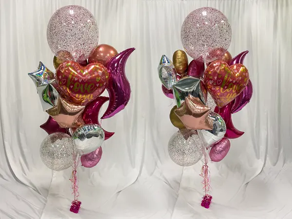 Latex-Free medium foil helium bouquet