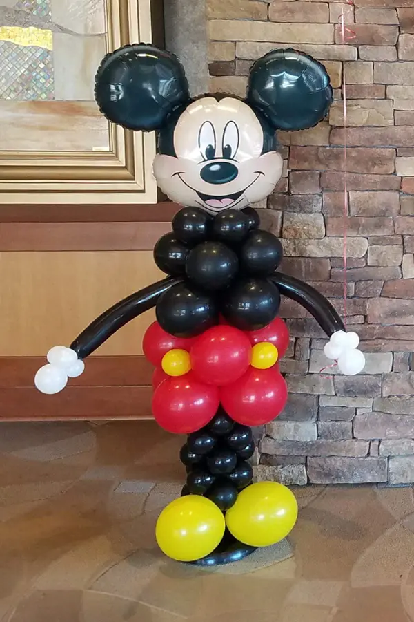 Mickey Mouse or Minnie Mouse balloon sculpture