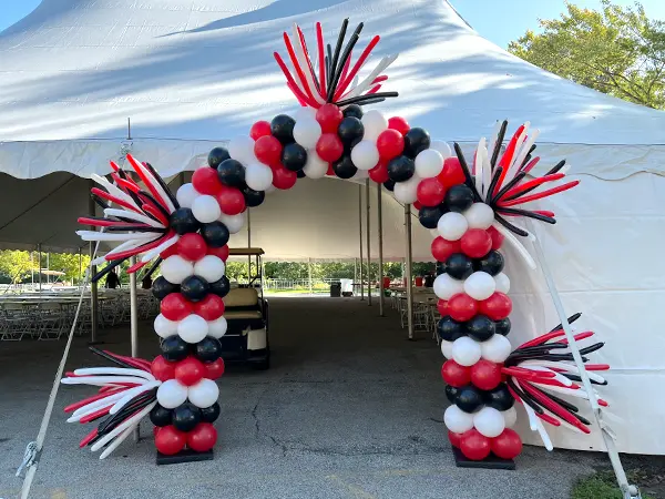 8ftx8ft Firework Balloon Arch