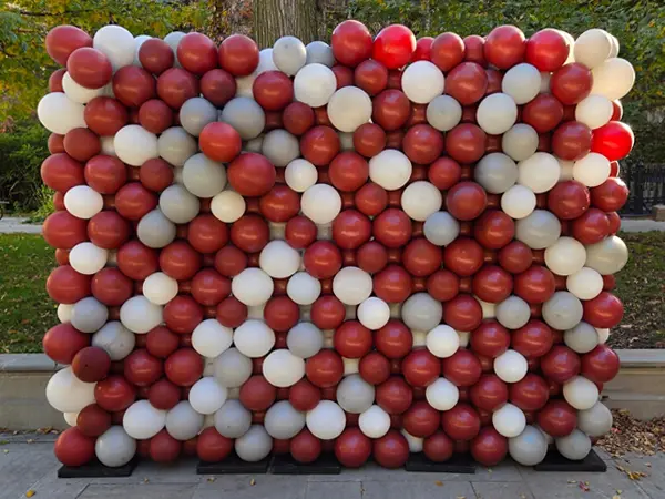 8ftx10ft Organic balloon wall