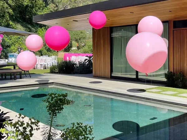 Jumbo floating pool balloons