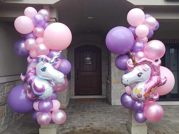 Yard balloon delivery package for birthdays