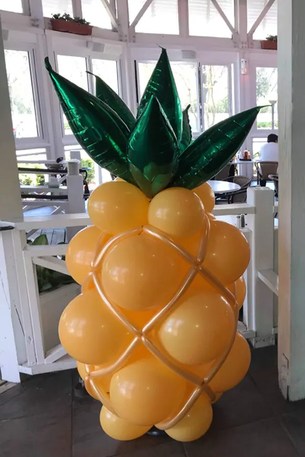 4ft tall balloon pineapple sculpture