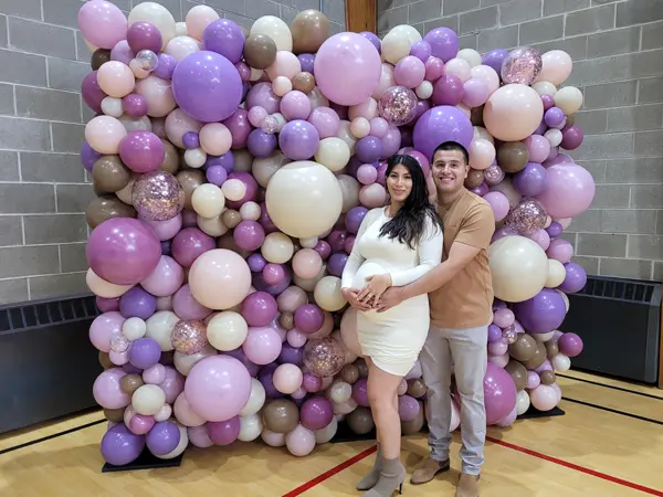 8ftx10ft baby shower balloon wall