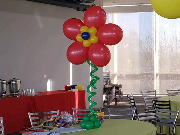 Balloon flower balloon centerpiece